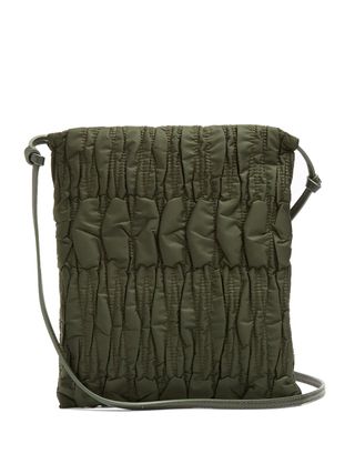 The Row + Medicine Large Quilted-Nylon Cross-Body Bag