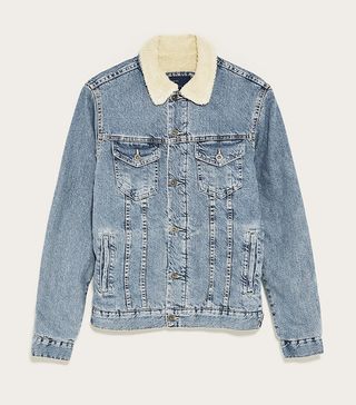 Zara + Fleecy Denim Jacket