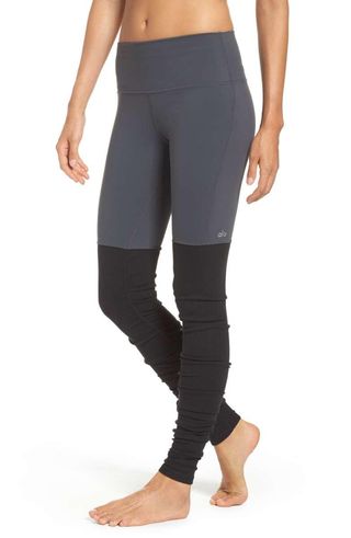 Alo Yoga + Goddess Ribbed Leggings