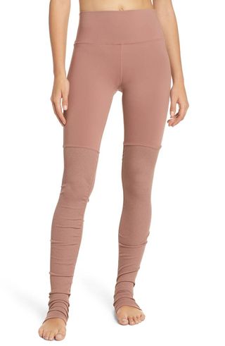 Alo Yoga + Goddess Ribbed Leggings