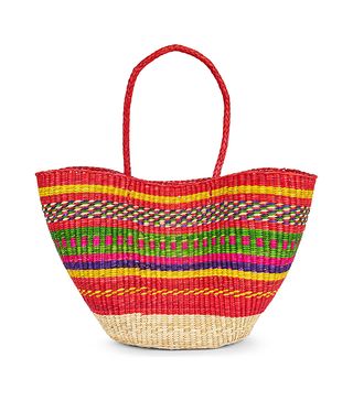 Pitusa + Multi Straw Tote Bag