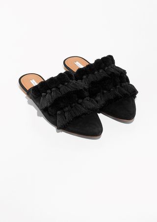 & Other Stories + Tassel Suede Slippers