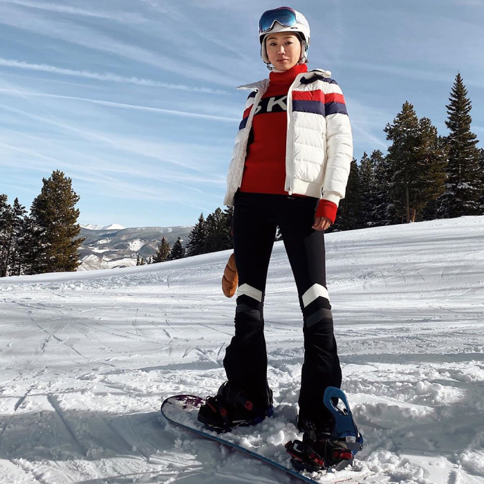 Off Piste Stirrup Ski Pants - Navy Blue, Women's Ski Clothes