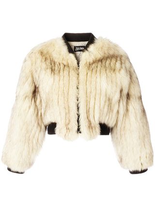 Jean Paul Gaultier Vintage + Fox Fur Bomber Jacket