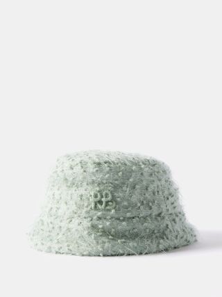 Ruslan Baginskiy + Monogram Bouclé-knit Bucket Hat