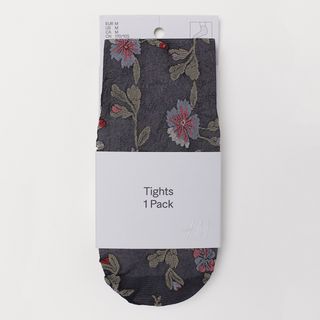 H&M + Floral Tights