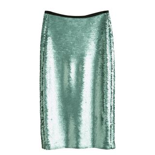 Mango + Sequin Skirt