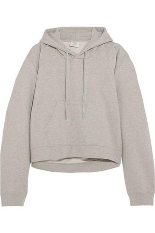 Vetements + Printed Cotton-Blend Jersey Hooded Top
