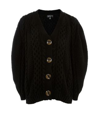 Topshop + Cable Knit Cardigan