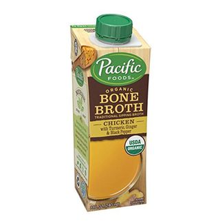 Pacific Foods + Organic Chicken Bone Broth, Turmeric, Ginger 
Black Pepper (12 Pack)