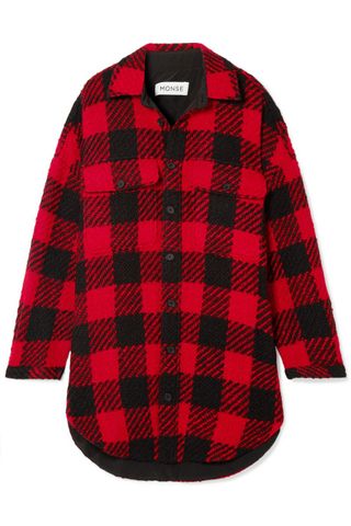 Monse + Oversized Checked Wool-bouclé Coat