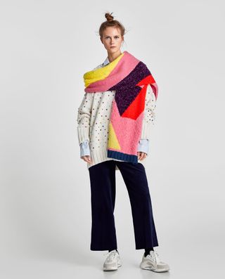 Zara + Multicolored Scarf