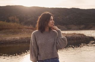 Christy Dawn + The Jane Sweater in Gray