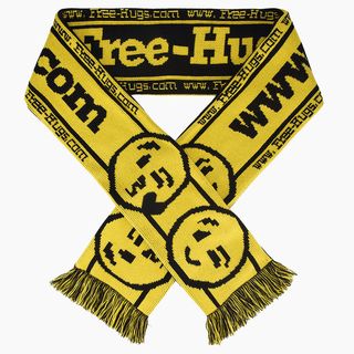 Vetements + Yellow Hooligan Free Hugs Scarf