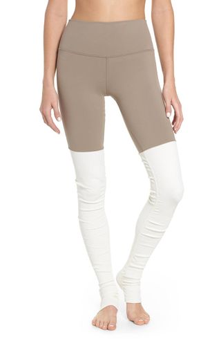 Alo Yoga + Goddess Ribbed Leggings