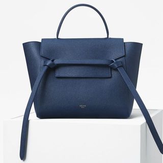 Céline + Micro Belt Bag in Grained Calfskin