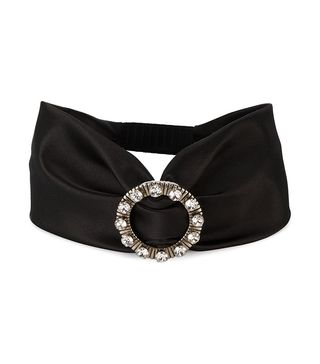 Miu Miu + Crystal Buckle Headband