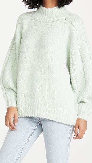 3.1 Phillip Lim + Long Sleeve Alpaca Wool Sweater