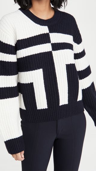 Tory Sport + Ribbed Merino T Sweater