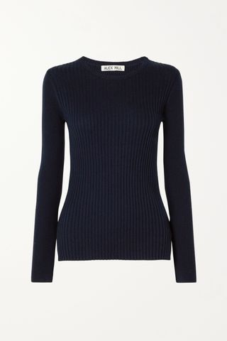 Alex Mill + Ribbed Wool and Cotton-Blend Sweater