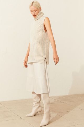 H&M + Sleeveless Turtleneck Sweater