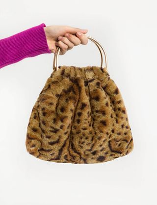 Pixie Market + Leopard Ring Bag