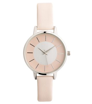 H&M + Wristwatch With Leather Strap