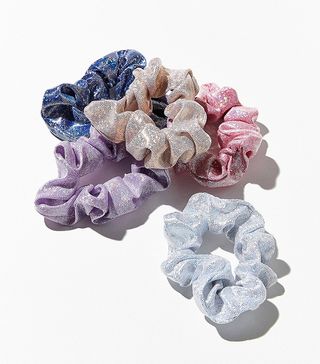 Urban Outfitters + Days Of The Week Scrunchie Set in Pink