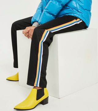 Topshop + Rainbow Side Stripe Track Pants