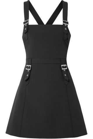 Opening Ceremony + William Buckled Stretch-Cady Mini Dress