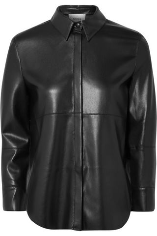 Nanushka + Naum Vegan Leather Shirt