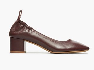 Everlane + The Day Heel in Oxblood