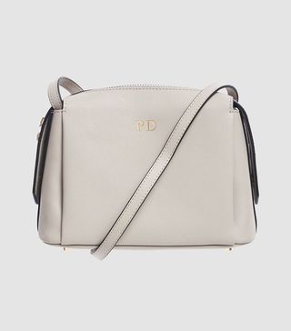 The Daily Edited + Mist Gray Structured Cross Body Bag