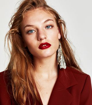 Zara + Earrings With Metal Detail