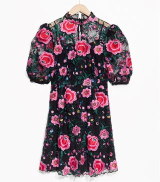 & Other Stories + Roses Mini Dress