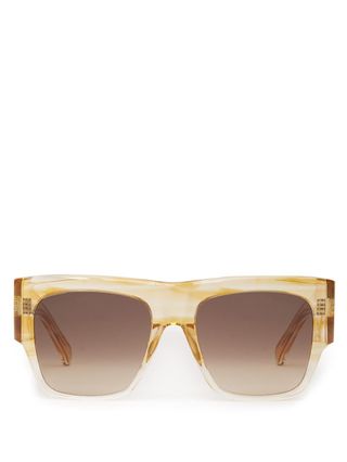 Céline + Flat-Top Acetate Sunglasses