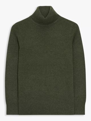 John Lewis + Cashmere Roll Neck Jumper