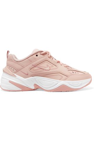 Nike + M2k Tekno Leather And Mesh Sneakers