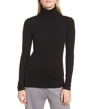 Nordstrom Signature + Ribbed Stretch Turtleneck