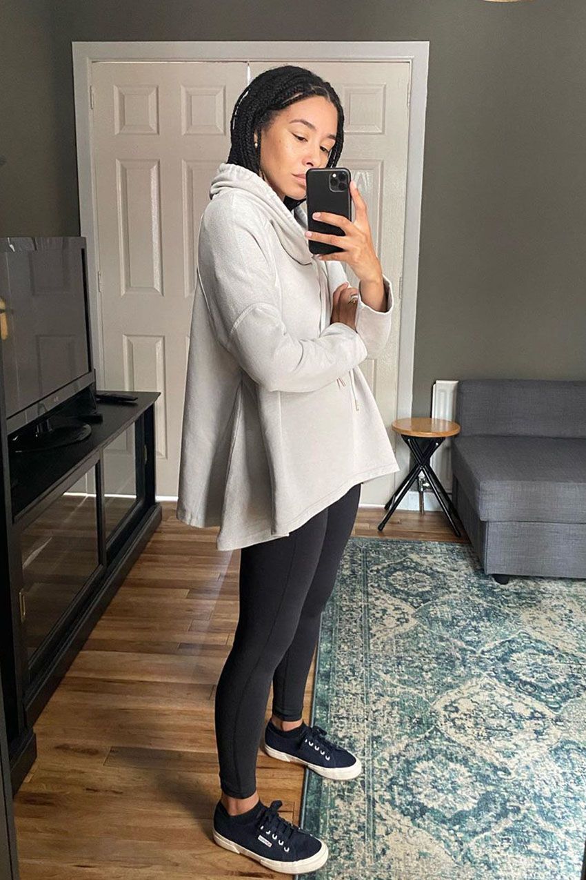 The 17 Best Long Sweaters to Wear With Leggings Who What Wear