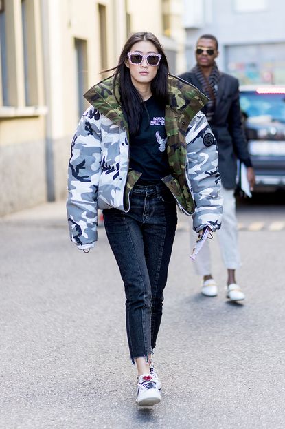 How to Wear Camouflage the Chic Way | Who What Wear