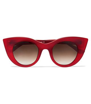 Hedony + Cat-Eye Acetate Sunglasses