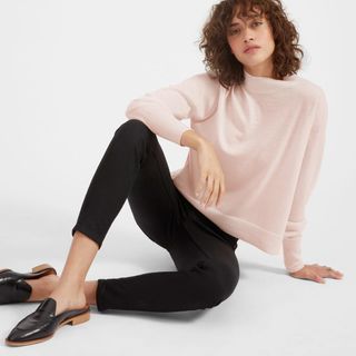 Everlane + Women's Luxe Wool Crop Mockneck Sweater