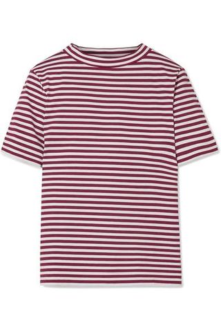 M.i.h Jeans + Penny Striped Cotton T-Shirt