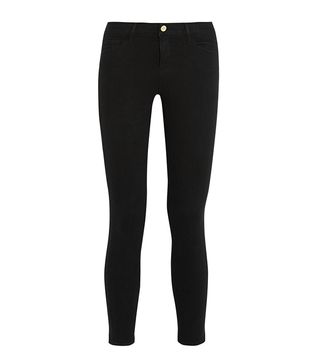 Frame + Le Color Cropped Mid-Rise Skinny Jeans