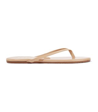 Tkees + Lily Patent-Leather Flip Flops