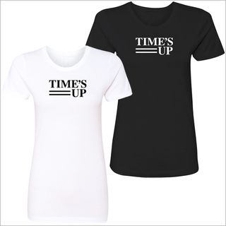 Time's Up + Fitted Logo T-Shirt