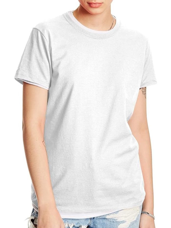 The 7 Best NonSeeThrough, Thick White TShirts Who What Wear