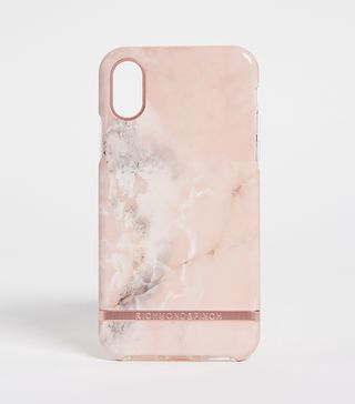 Richmond & Finch + Pink Marble iPhone X Case