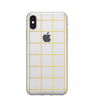 Recover + Gold Grid iPhone X Case in Metallic